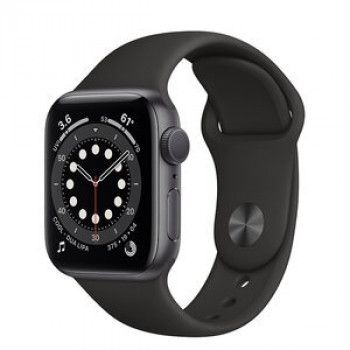 Смарт-годинник Apple Watch Series 6 GPS 40mm Space Gray Aluminium Case with Black Sport Band (MG133)
