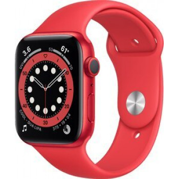 Смарт-часы Apple Watch Series 6 GPS 44mm RED Aluminium Case  Sport Band (M00M3)
