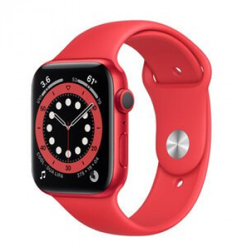 Смарт-годинник Apple Watch Series 6 GPS 40mm Aluminium Case with RED Sport Band (M00A3)